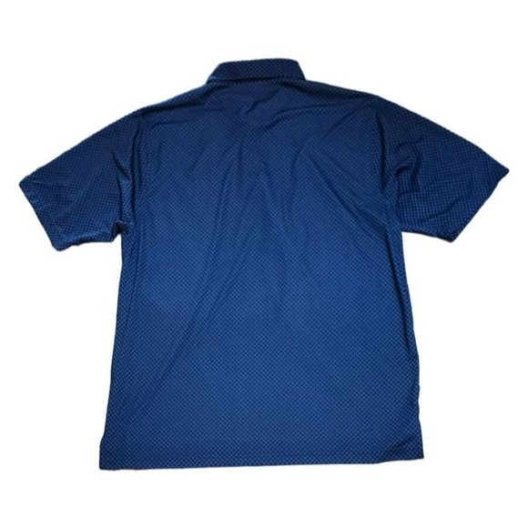 Fennec Highly Evolved Men's Diamond Pattern Polo Golf Performance Shirt Size XL - Picture 2 of 6